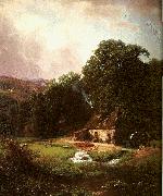 Albert Bierstadt The Old Mill oil on canvas